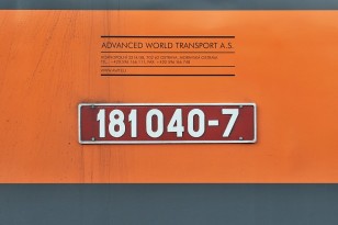 181.040 - oznaen lokomotivy