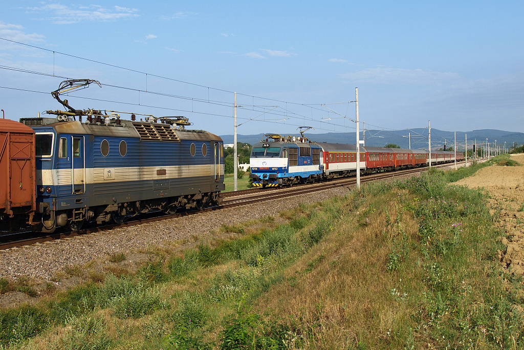 350.018 enkvice (28.7. 2007) - 363.090 s nkladnm vlakem do Bratislavy
