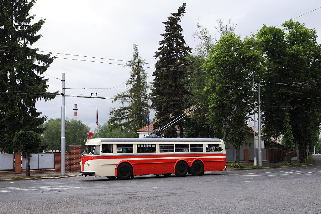 Trolejbus TATRA T 400/III zapjen z praskho muzea