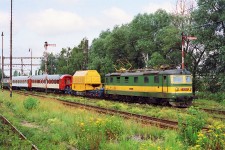 181.114 HK Slezsk Pedmst (22.7. 1992) - zkuebn jzdy s vozem 994 5000 s lokomotivou 141.058
