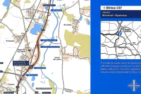 Mapa nov otevenho silninho seku